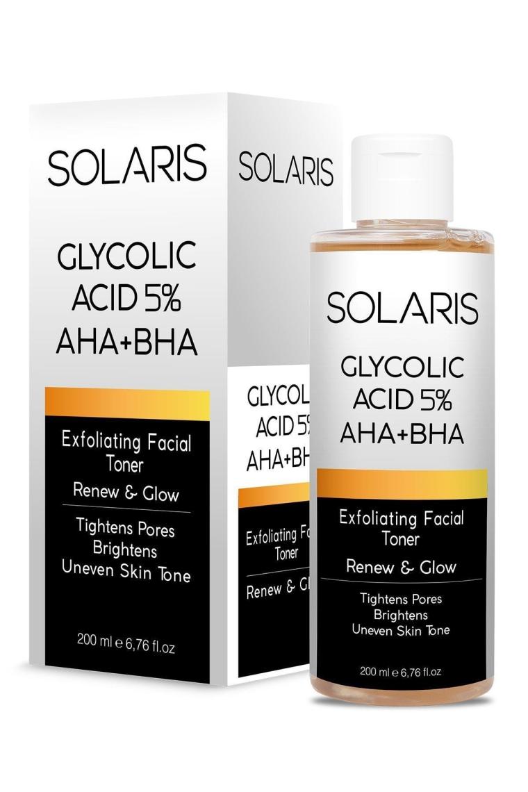 Gözenek Sıkılaştırıcı Ve Arındırıcı Tonik 200 Ml Glycolic Acid 5% Aha Bha