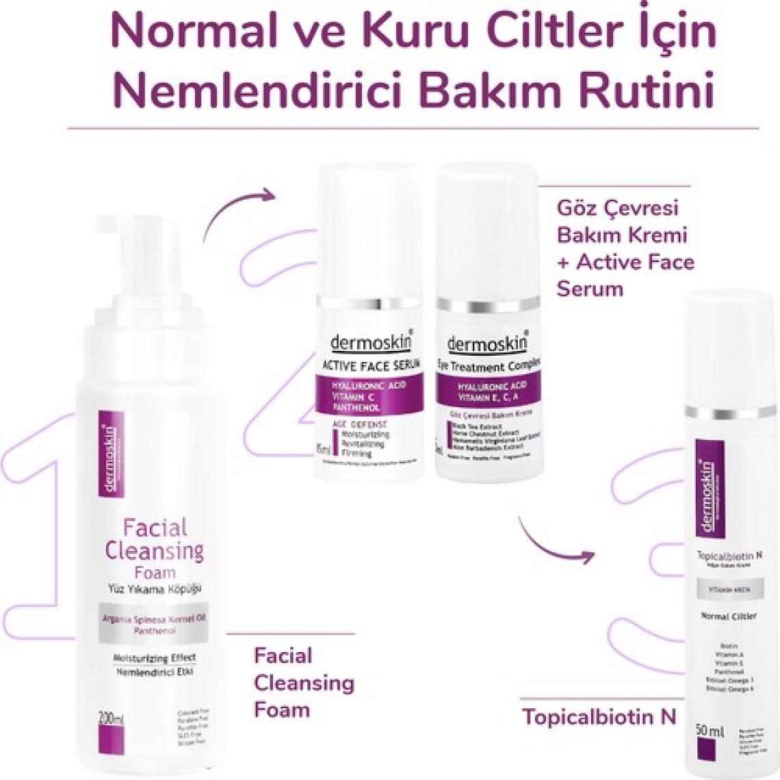 Dermoskin Yüz Yıkama Köpüğü 200ml