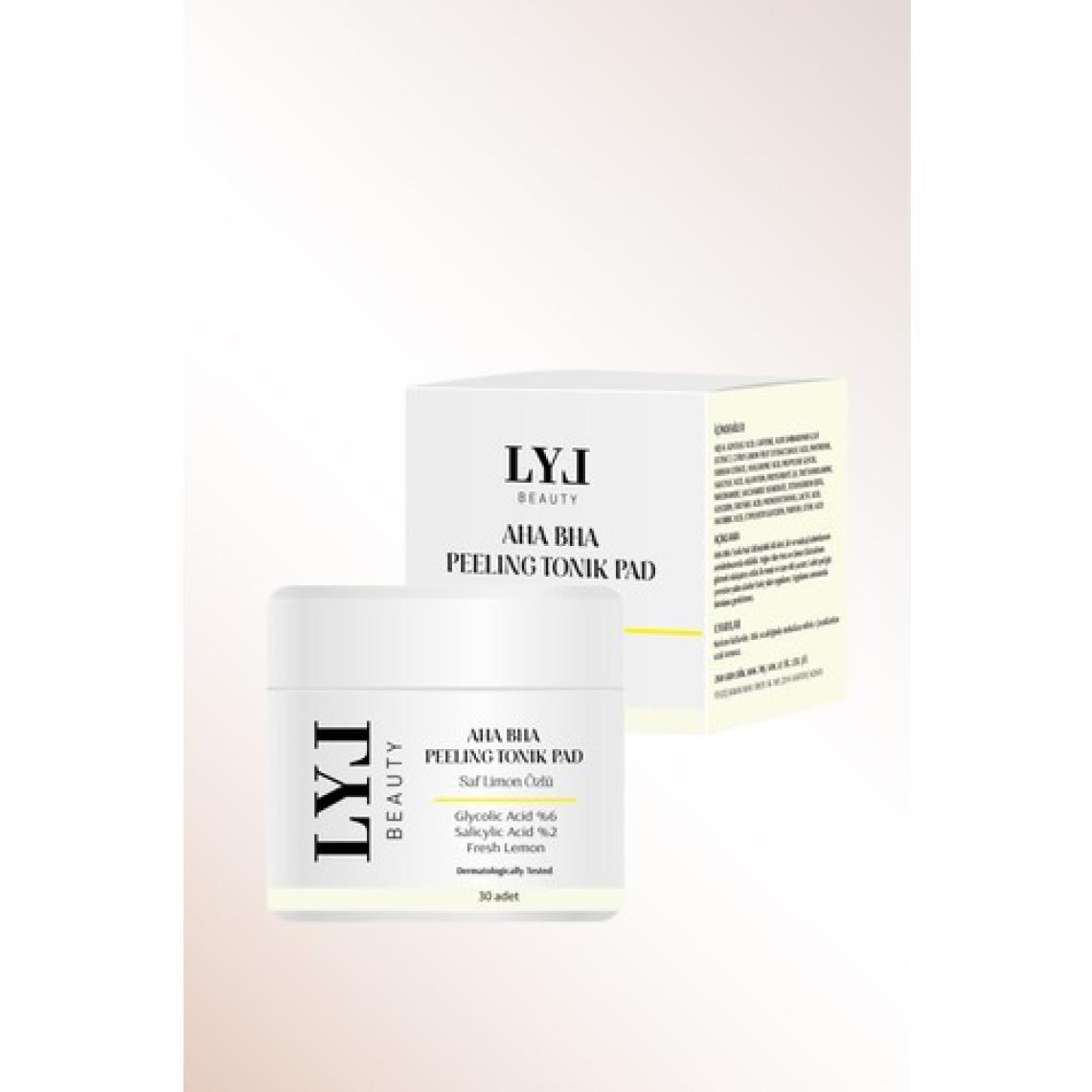 LYL Beauty Saf Limon Özlü Peeling Tonik Pad 30 Adet / Vitamin C