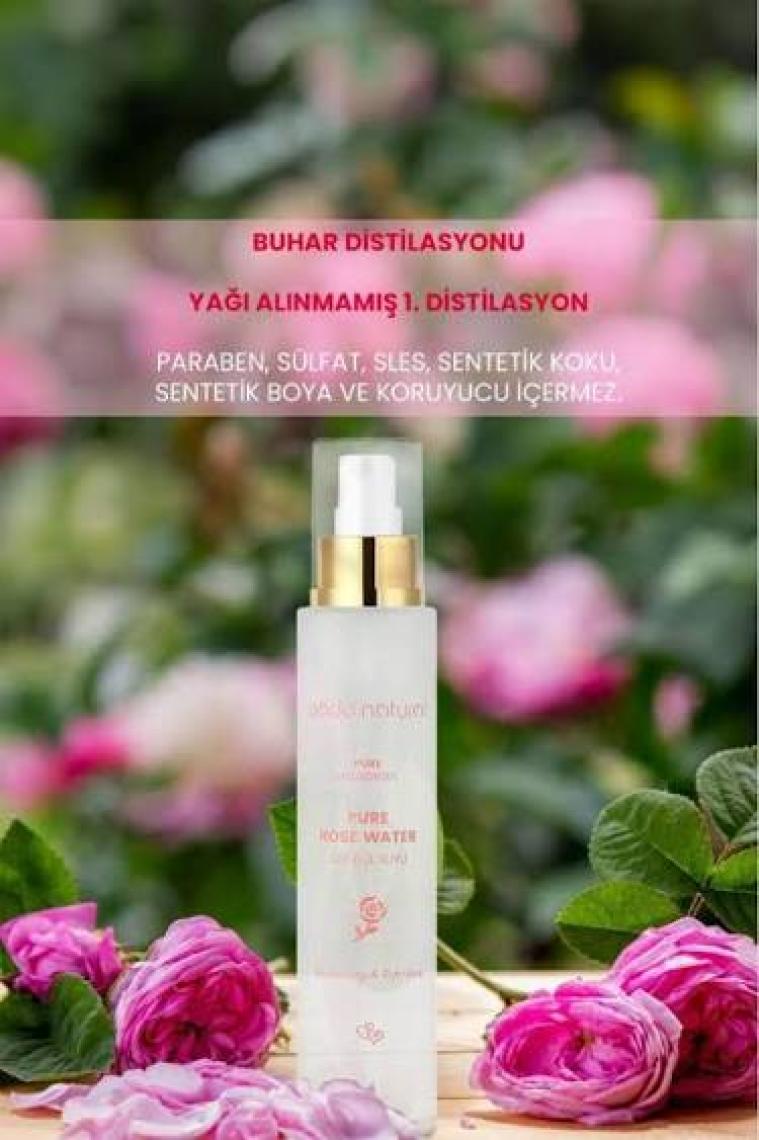 Bade Natural Gül Suyu Etkili Tonik %100 DoğalSaf 100 ml