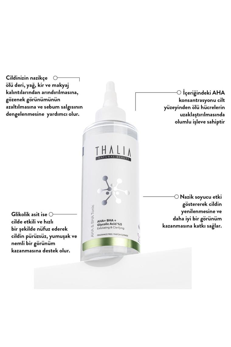 Gözenek Sıkılaştırmaya & Arındırmaya Yardımcı Tonik 200 ml Aha Bha Glikolik Asit % 5 -200 ml