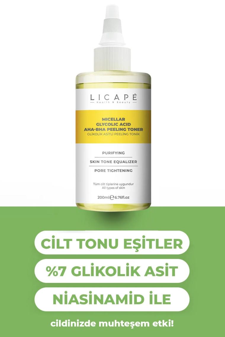 Micellar Glikolik Asitli Aha-bha Peeling Tonik 200ml