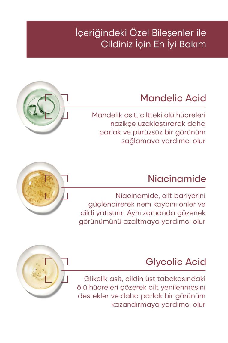 Ton Eşitleyici Gözenek Karşıtı Mandelik Asit Tonik 200 ml