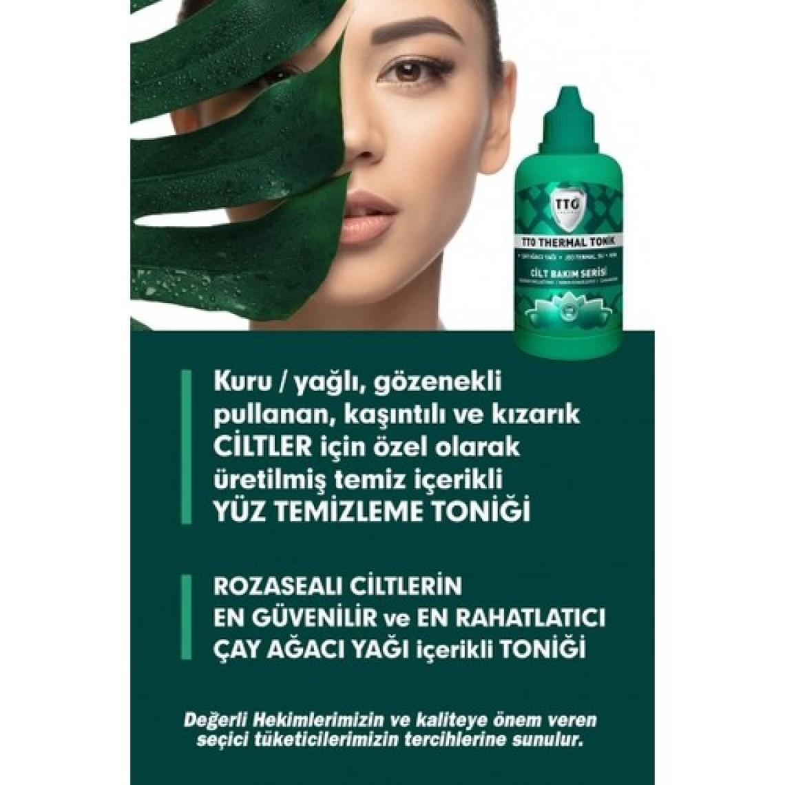 TTO Arındırıcı ve Tonik - Tüm Cilt Tipleri için Çay Ağacı Yağı ve AHA ile, 120 ml