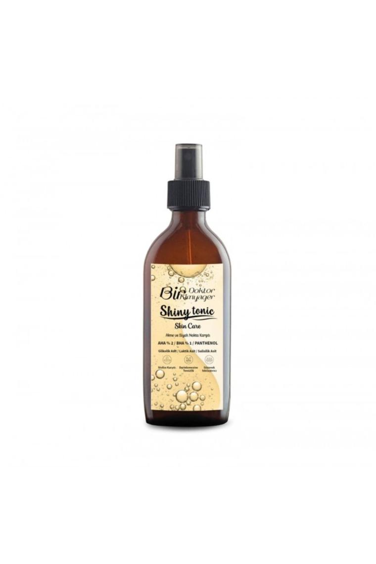 Bir Doktor Bir Kimyager Shiny Tonic (Akneli ve Siyah Noktalı Ciltler Için %2 Aha %1 Bha) (150 Ml)