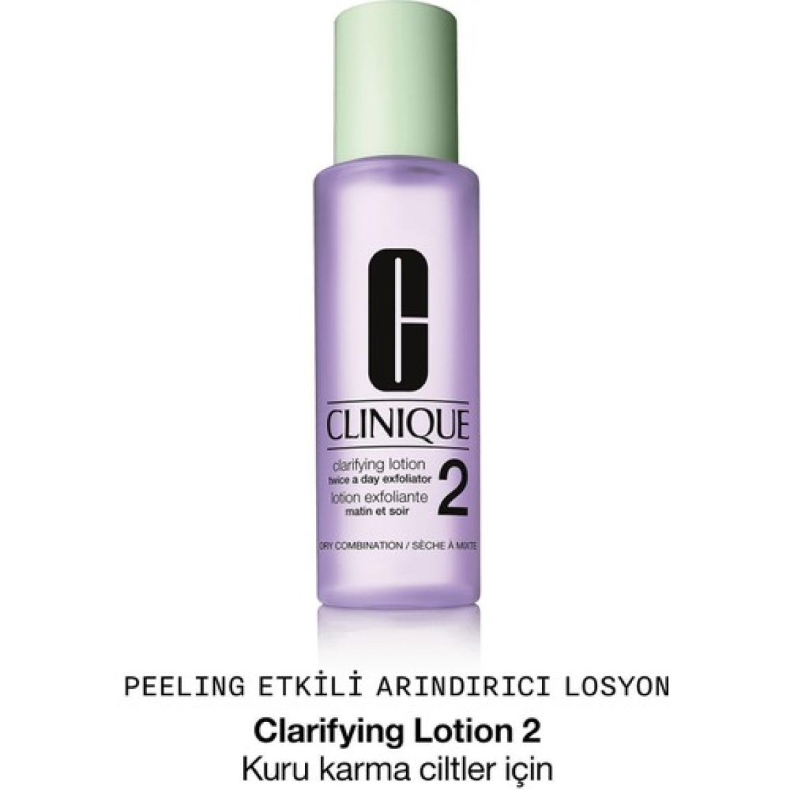 Clinique Clarifying Lotion (Tip 2) Kuru / Karma Ciltler İçin Arındırıcı Losyon / Tonik 200ml