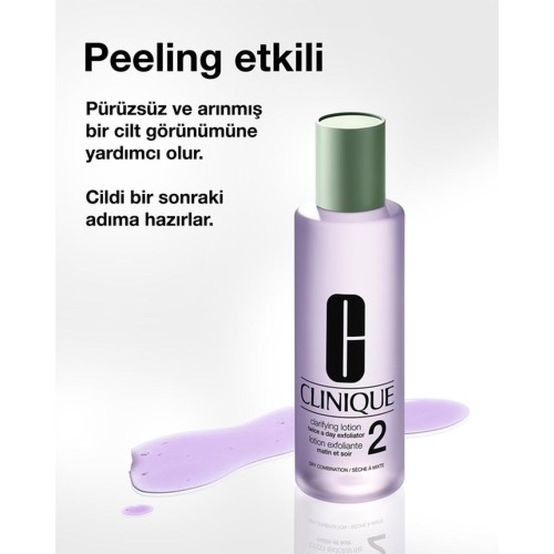 Clinique Clarifying Lotion (Tip 2) Kuru / Karma Ciltler İçin Arındırıcı Losyon / Tonik 200ml