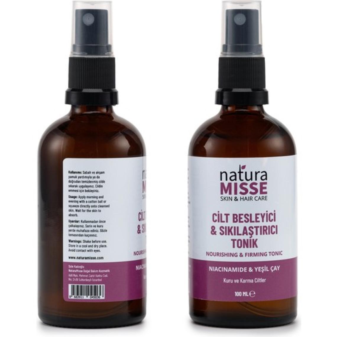 Naturamisse Cilt Besleyici & Tonik 100 ml Doğal & - Cilt Temizleyici