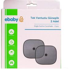 Eba Ebaby Tek Vantuzlu Güneşlik 2 Parça