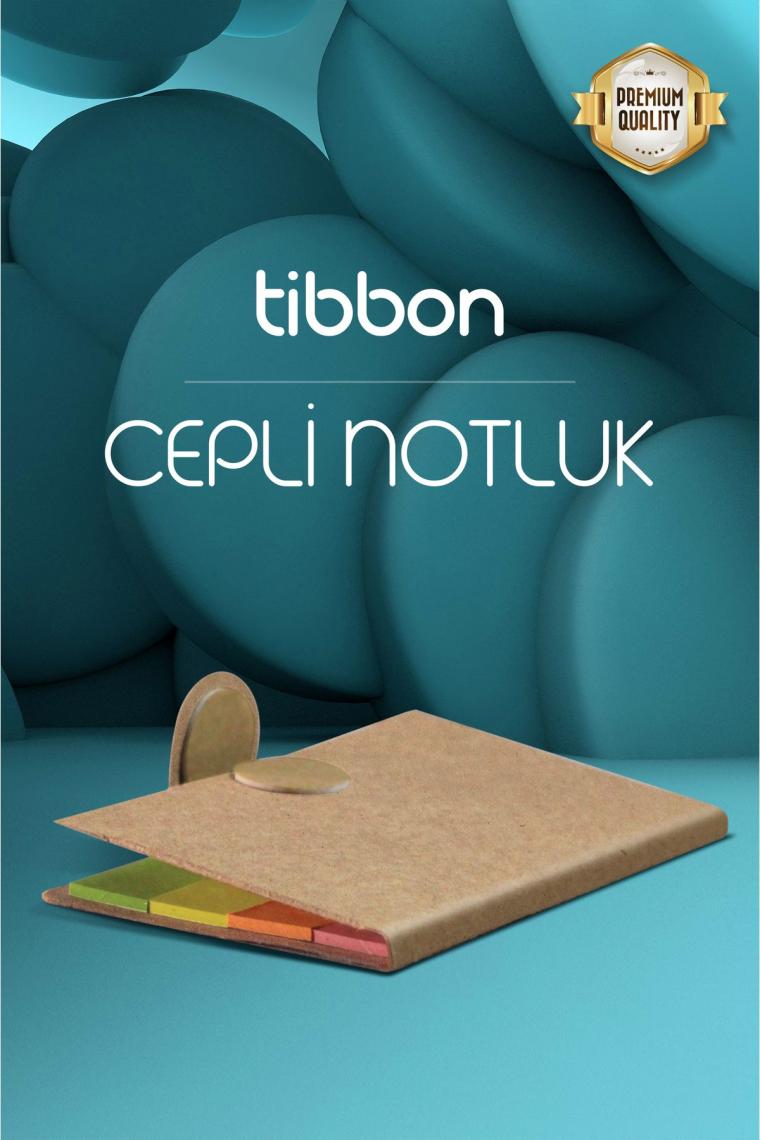 Sticky Not Gözlü Geri Dönüşümlü 5 Parça Mini Yapışkanlı Post-it Organizer