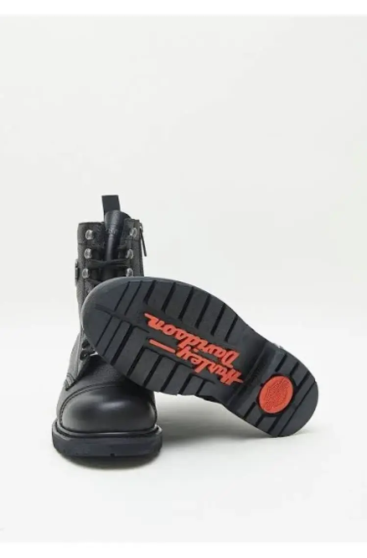 Harley Davidson Colmar Erkek Siyah Deri Bot