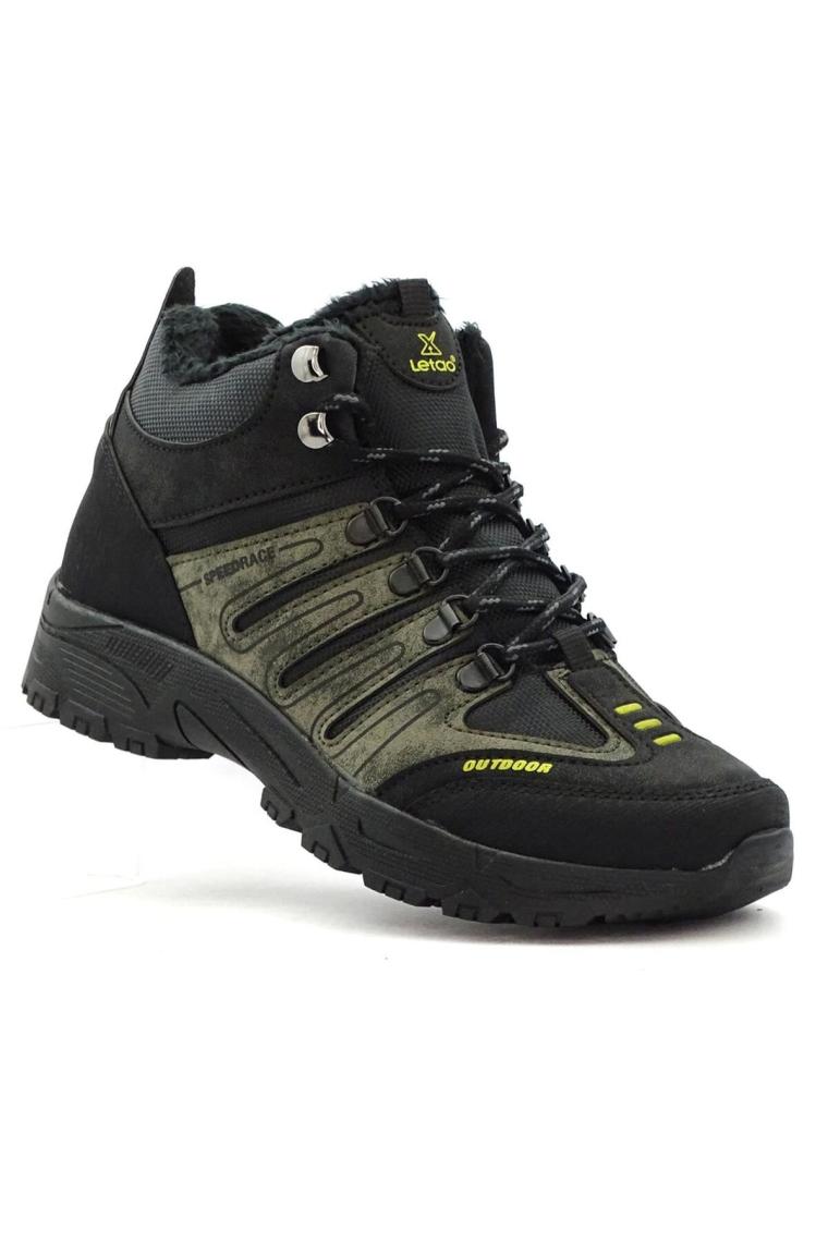 Letao Unisex Kürklü Fermuarlı Trekking Bot