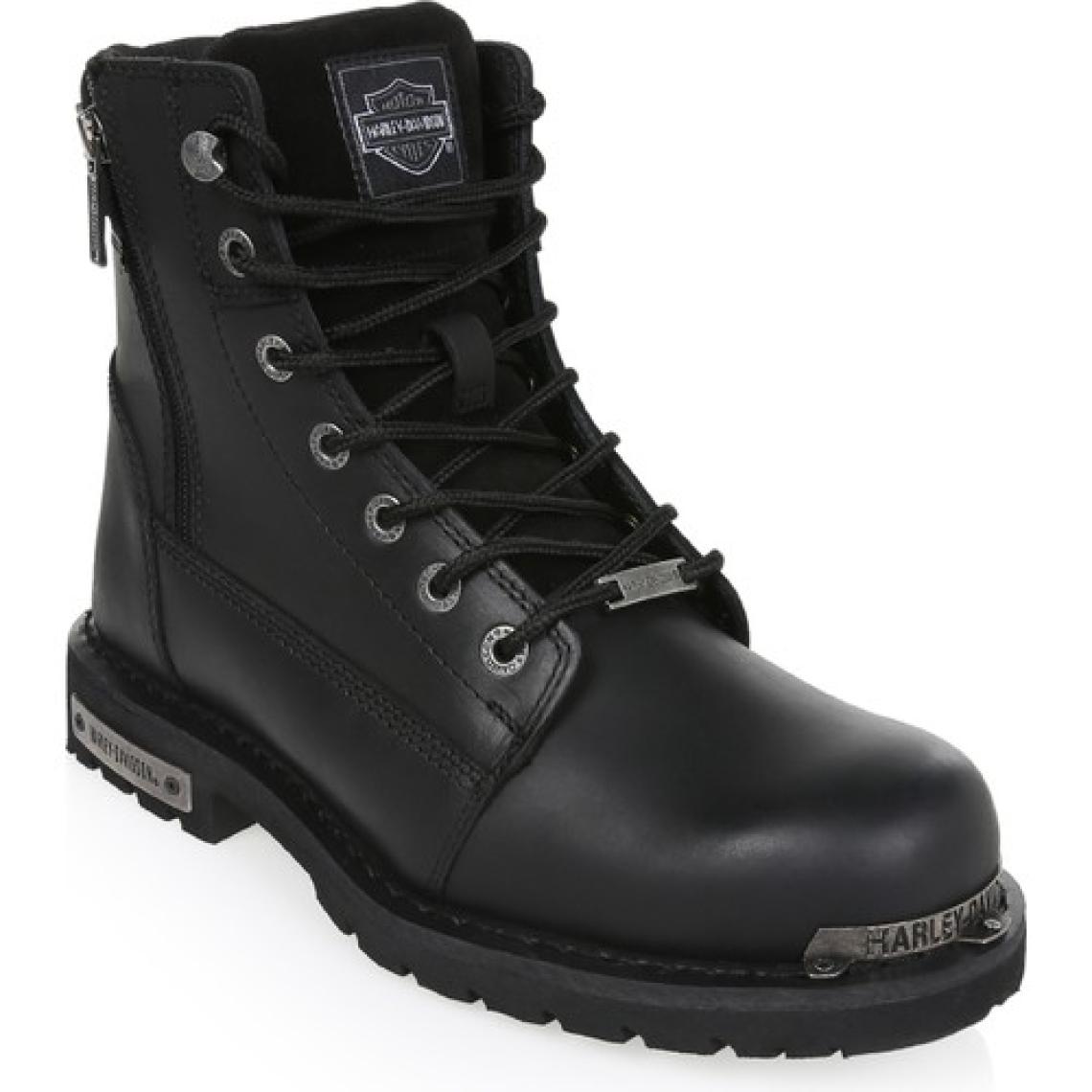 Harley-Davidson Lyon 025M100701 Siyah Deri Bot
