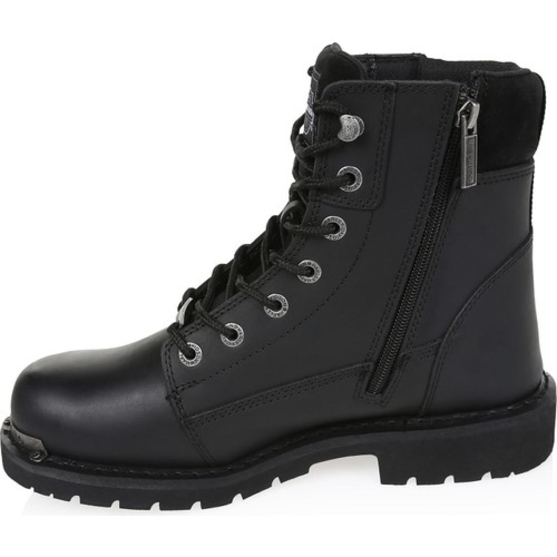 Harley-Davidson Lyon 025M100701 Siyah Deri Bot