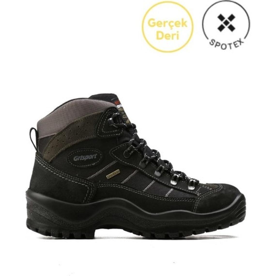 Grisport Unisex Gerçek Deri Waterproof Trekking Bot Ve Ayakkabısı 10606S26T Siyah