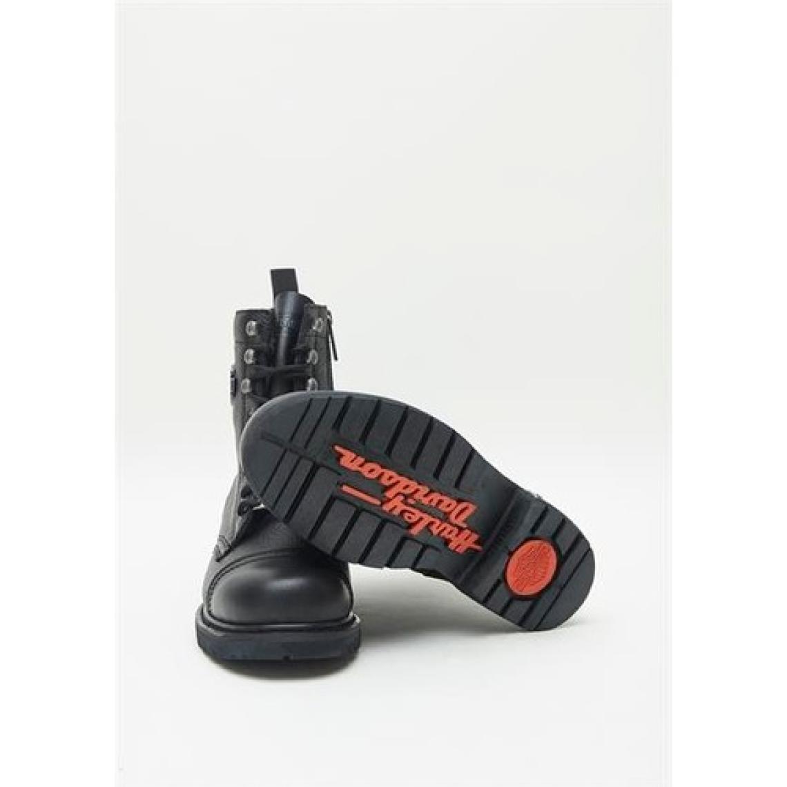 Harley Davidson Colmar Erkek Siyah Deri Bot