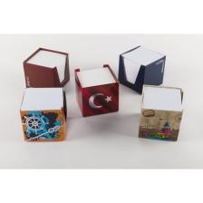 5 Adet Küp Not 500 Yp 6.5 X 6.5 Cm Kare 1.hamur Beyaz Kağıt Blok Not