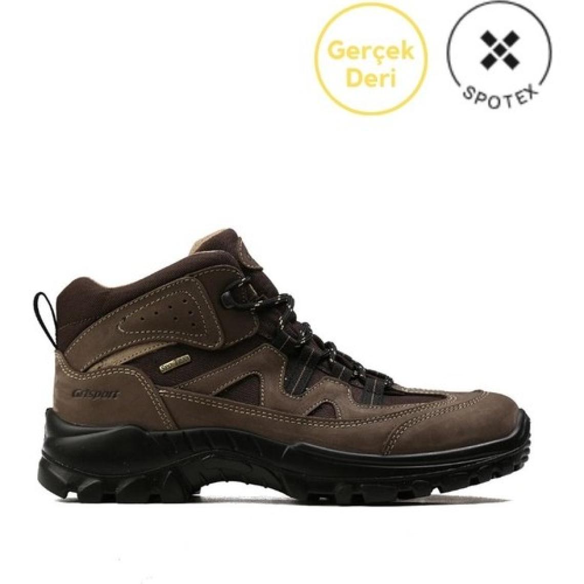 Grisport Erkek Gerçek Deri Waterproof Trekking Bot Ve Ayakkabısı 13340N82T Kahverengi