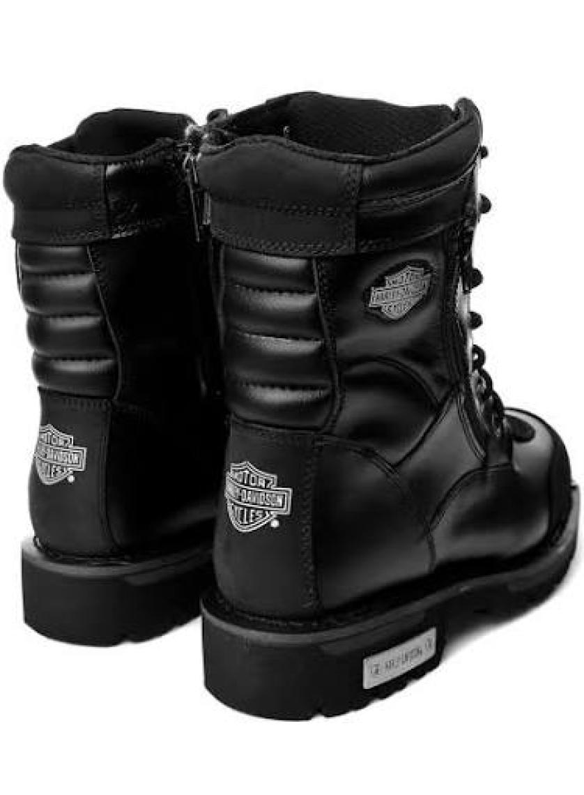 Harley Davidson Riddick Erkek Siyah Deri Bot