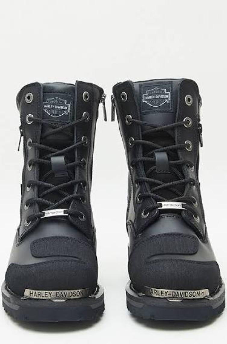 Harley Davidson Riddick Erkek Siyah Deri Bot