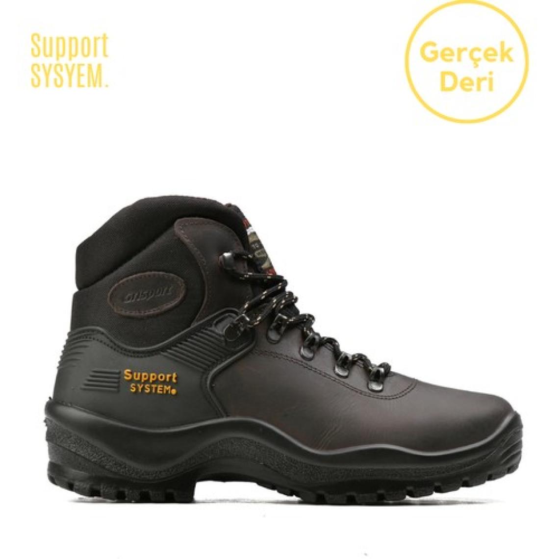 Grisport Unisex Gerçek Deri Su Geçirmez Trekking Bot Ve Ayakkabısı 10684D26G Kahverengi