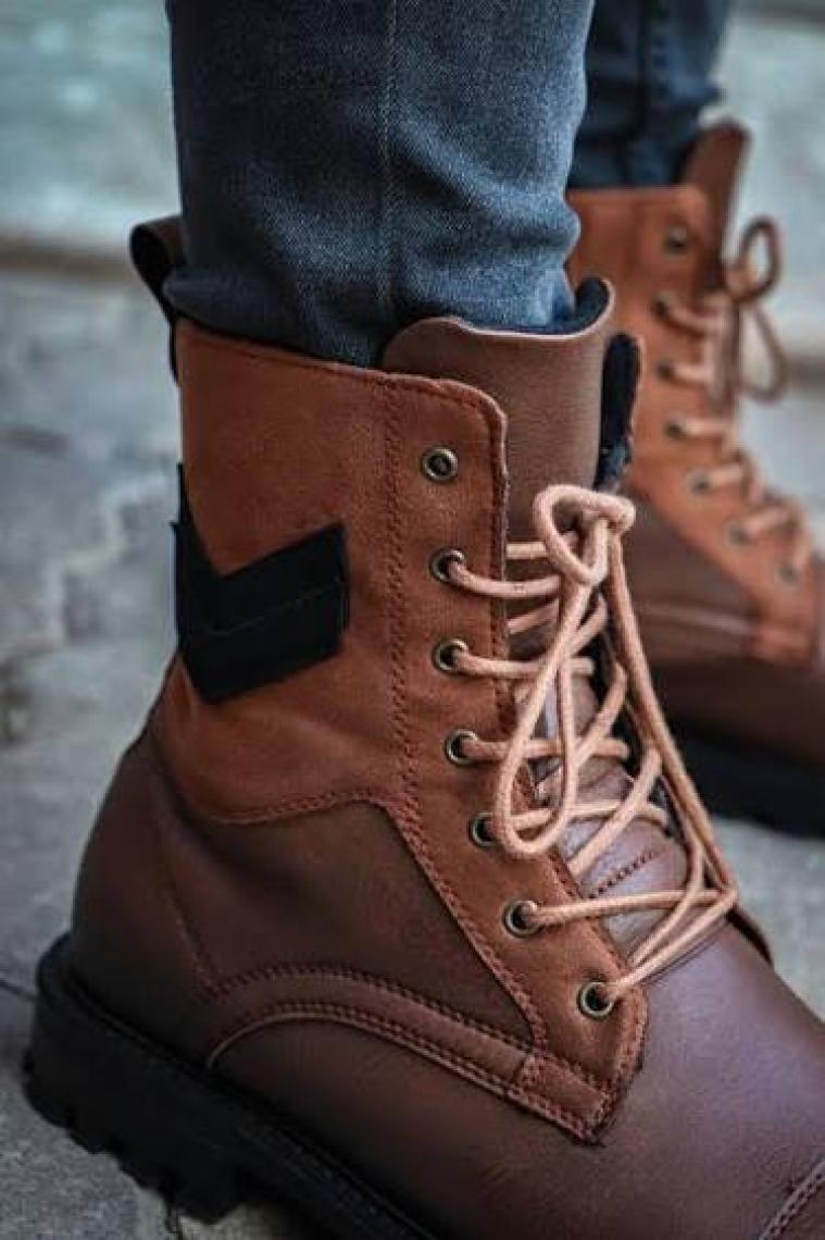Vojo C7 Rahat Sıcak Astar Erkek Fermuarlı Bot Postal 4 Renk