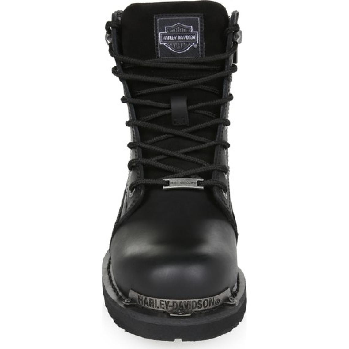 Harley-Davidson Lyon 025M100701 Siyah Deri Bot