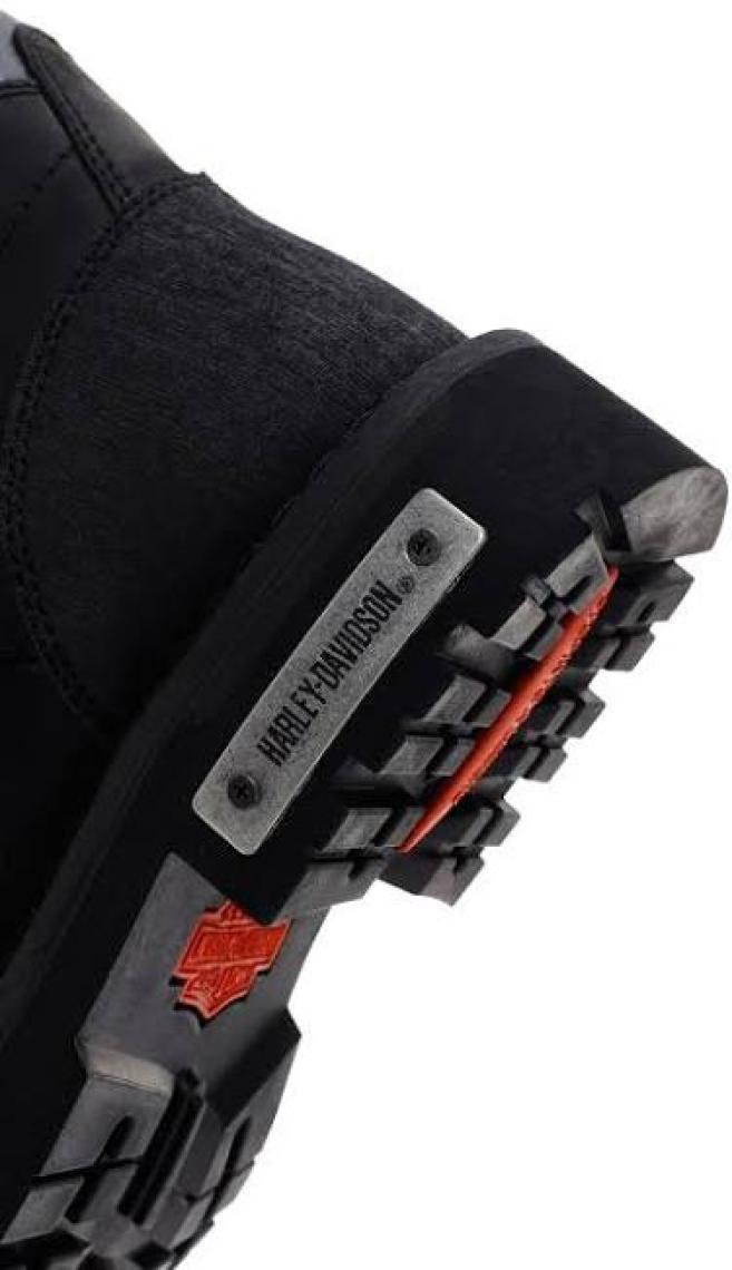 Harley Davidson 025M100530 Clemente Erkek Bot - Siyah Deri