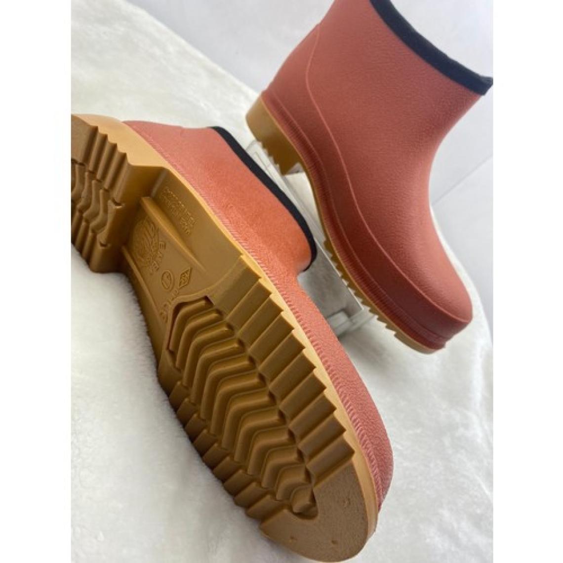 Çiğdem Kundura Ulaş Turuncu Krep Bahçe Kısa Lastik Çizme - Turuncu - 42 - ST02264-TURUNCU-42