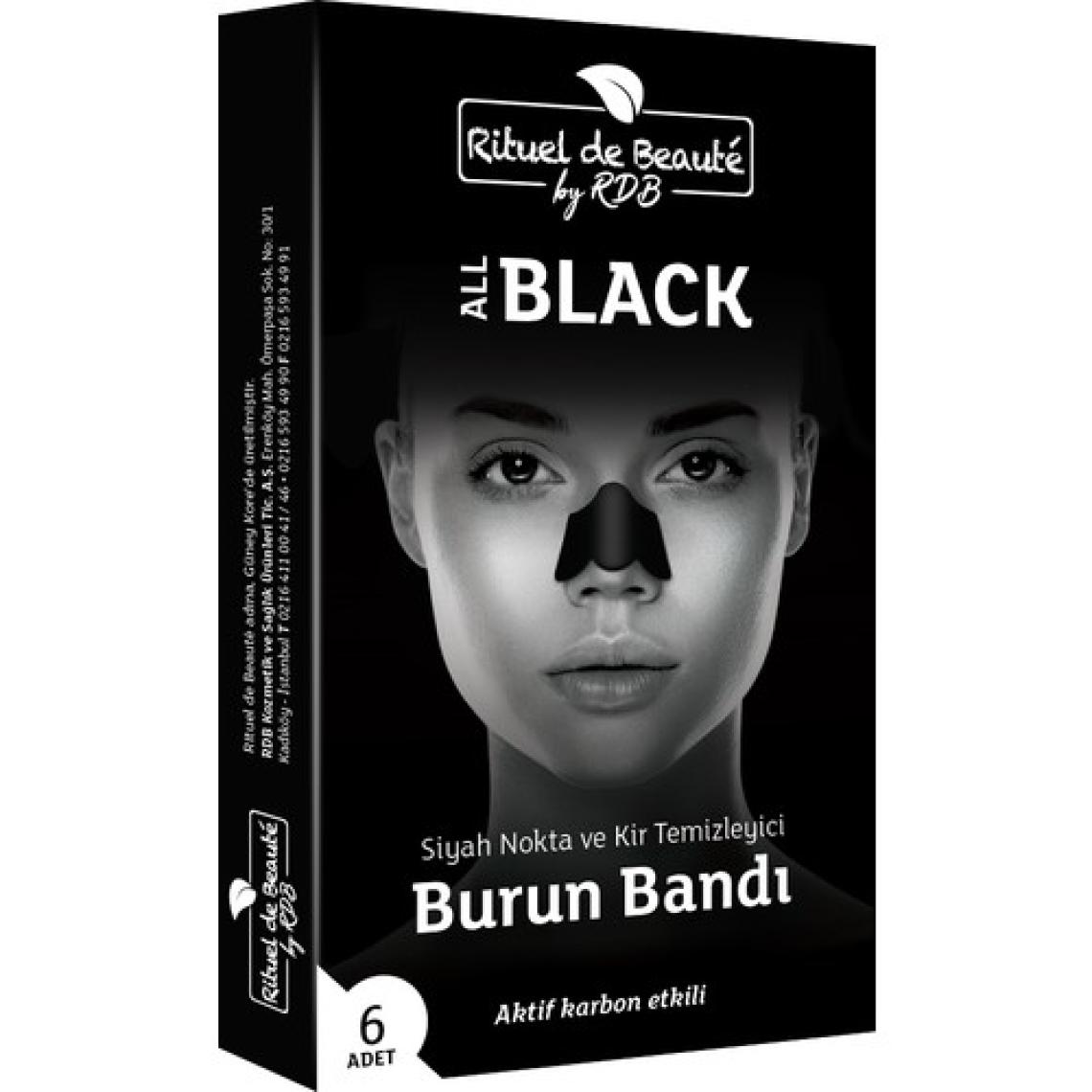 Rituel De Beuate Aktif Karbon Siyah Nokta Burun Bandı