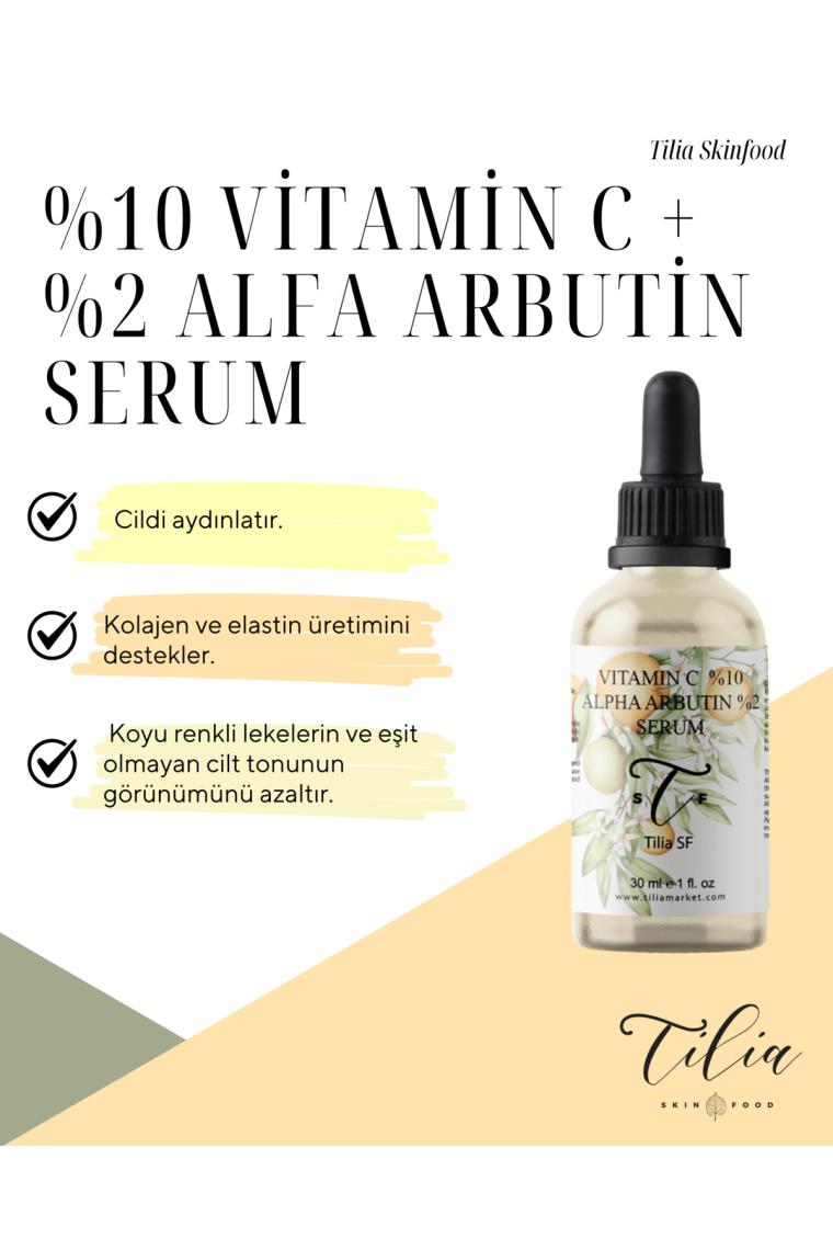 Tilia Skinfood %10 Niasinamide+ %1 Alfa Arbutin Serum