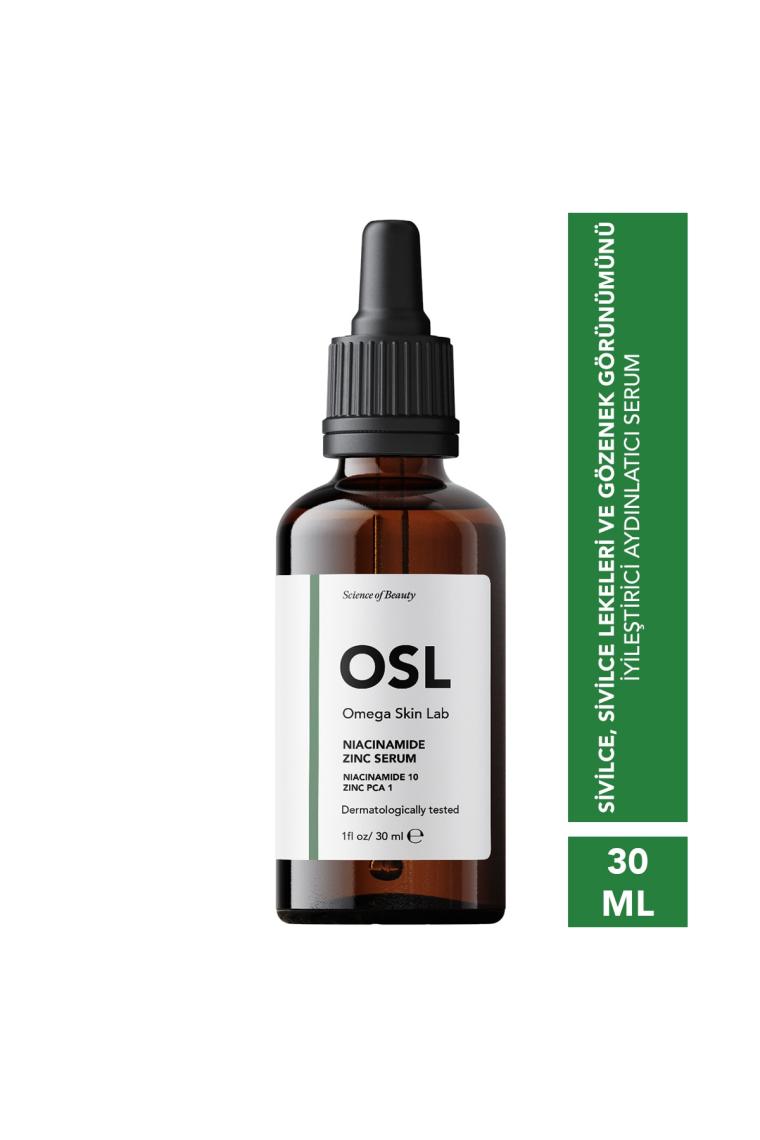 Niacinamide Zinc Serum 30ml (YAĞLI CİLTLER İÇİN GÖZENEK VE LEKE SERUMU)