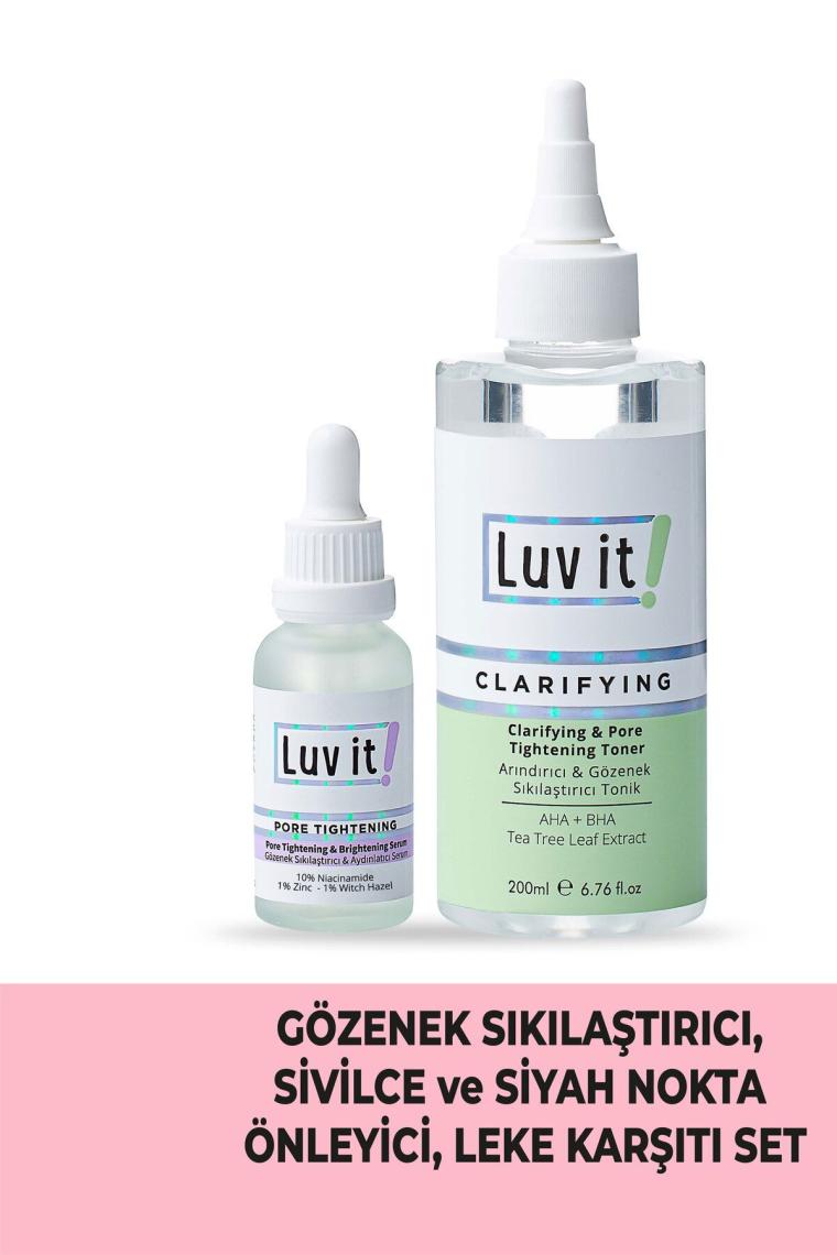 Luv It! Siyah Nokta ve Sebum Dengeleyici 2’li Cilt Bakım Seti