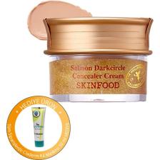 Skinfood Göz Çevresi Kremi - Somon DNA ile Zenginleştirilmiş, Aydınlatıcı Etkiyle Koyu Halkaları Gizleyen, Buğday ve Açık Tenler İçin, 10 g