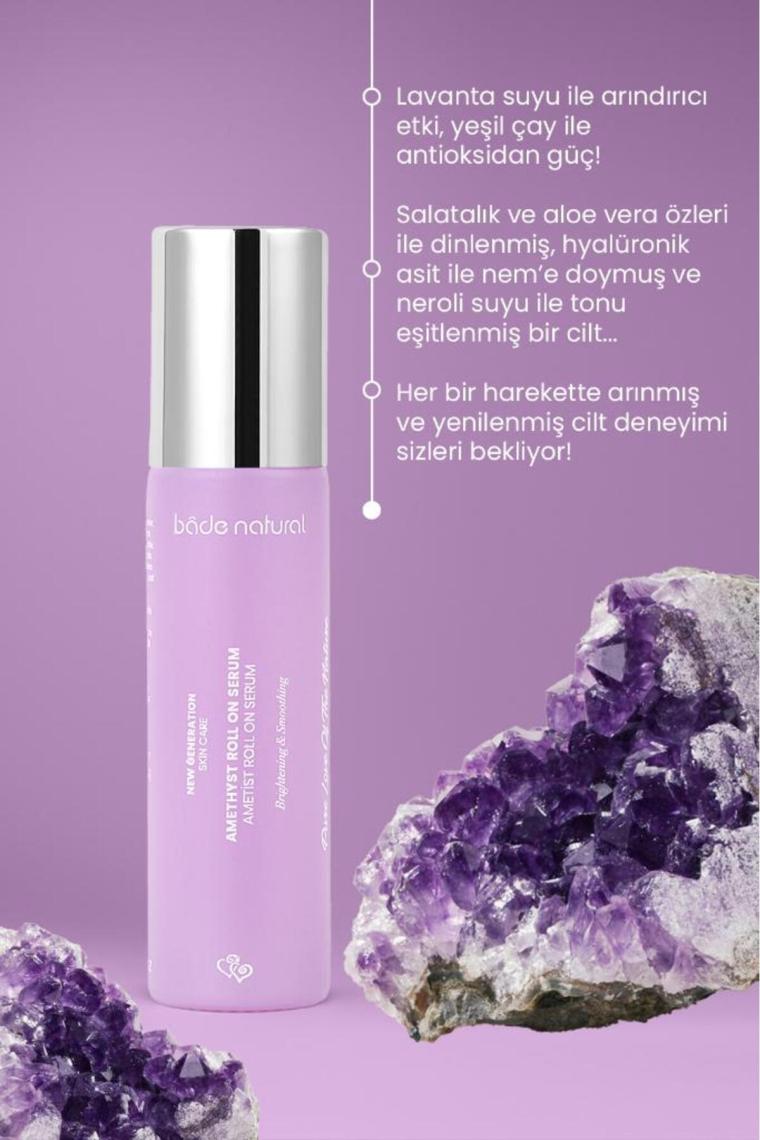 Ametist Roll On Anti Aging Yüz Masaj Serumu 10 ml