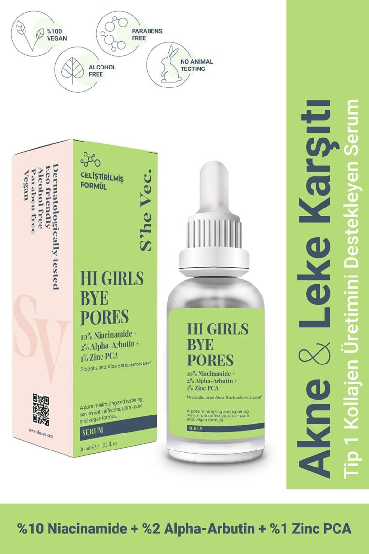Hı Gırls Bye Pores Yağlı & Akne Eğilimli Ciltler için Özel Olarak Tasarlanmış Formül
