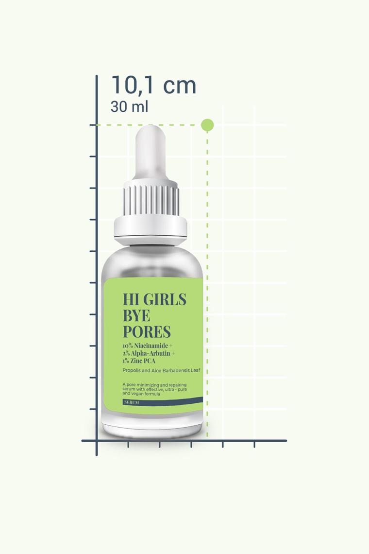 Hı Gırls Bye Pores Yağlı & Akne Eğilimli Ciltler için Özel Olarak Tasarlanmış Formül
