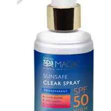 Dead Sea Spa Magik Sunsafe Clear Spray Spf50 150 ml