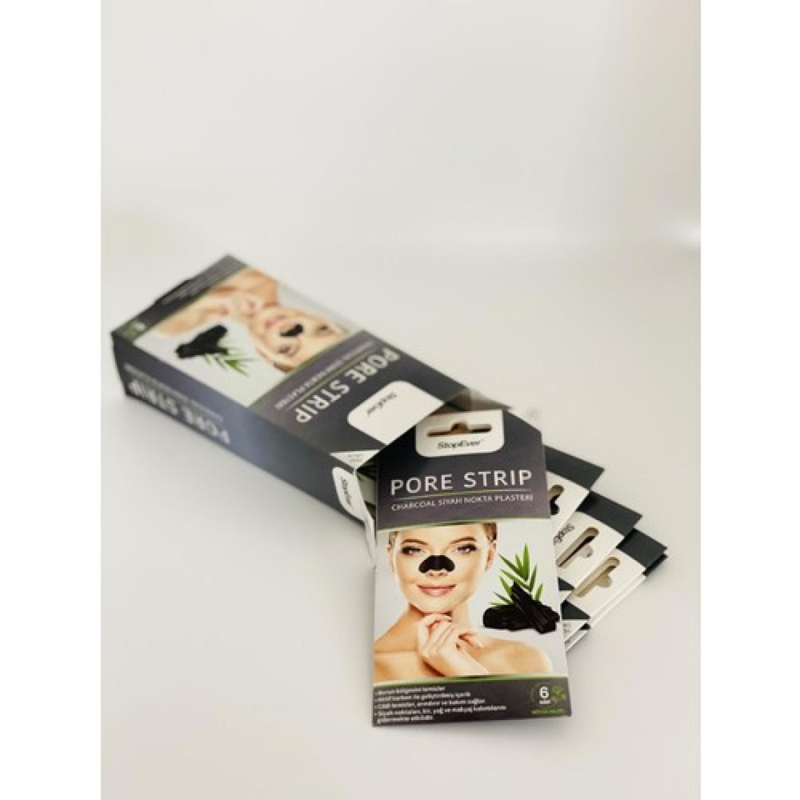 Stopever Charcoal Pore Strip Kömürlü Siyah Nokta Plasteri 6x6 Adet