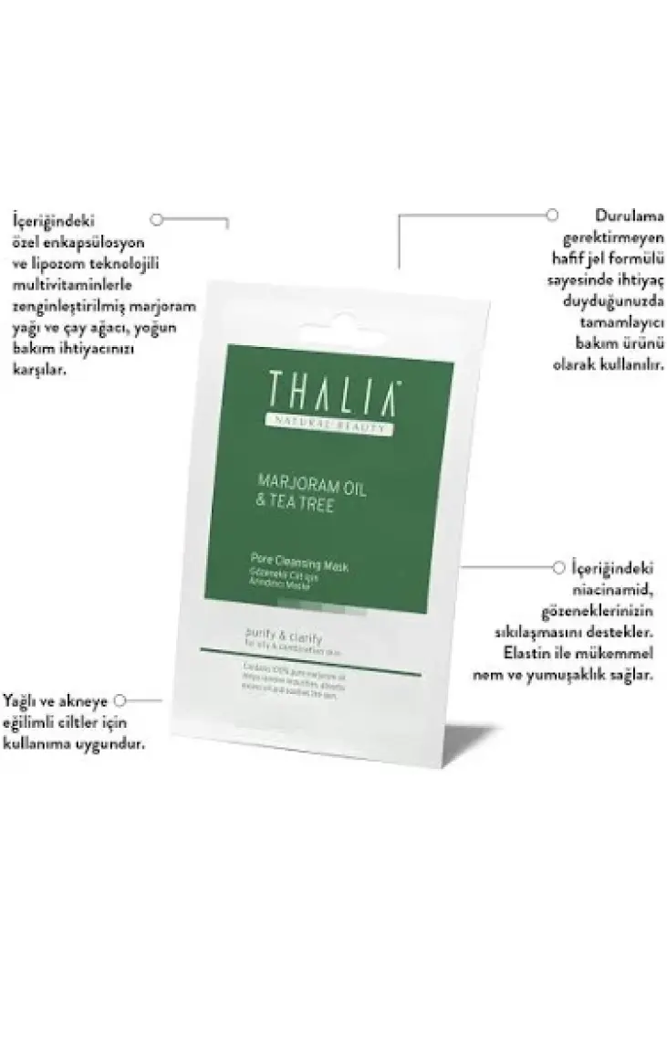 Thalia & Sıkılaştırmaya Yüz Bakım Maskesi 15 ml Mercan Köşk (Marjor