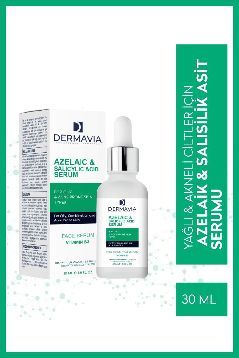 Azelaıc & Salıcylıc Acıd Serum Yağlı Akne Eğilimli Cilt Tipleri Için Yüz Serumu 30 ml