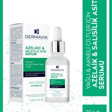Azelaıc & Salıcylıc Acıd Serum Yağlı Akne Eğilimli Cilt Tipleri Için Yüz Serumu 30 ml