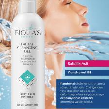 Biolea's Yağlı,hassas Ciltler Için  Yüz Yıkama Jeli Salisilik Asit+ Panthenol 200 ml