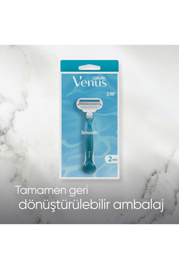Smooth Tıraş Makinesi + 5 Adet Yedek Başlık