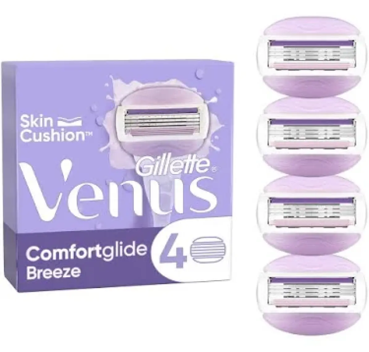 Gillette Venus Comfort Glide Breeze 4 Adet Yedek Başlık