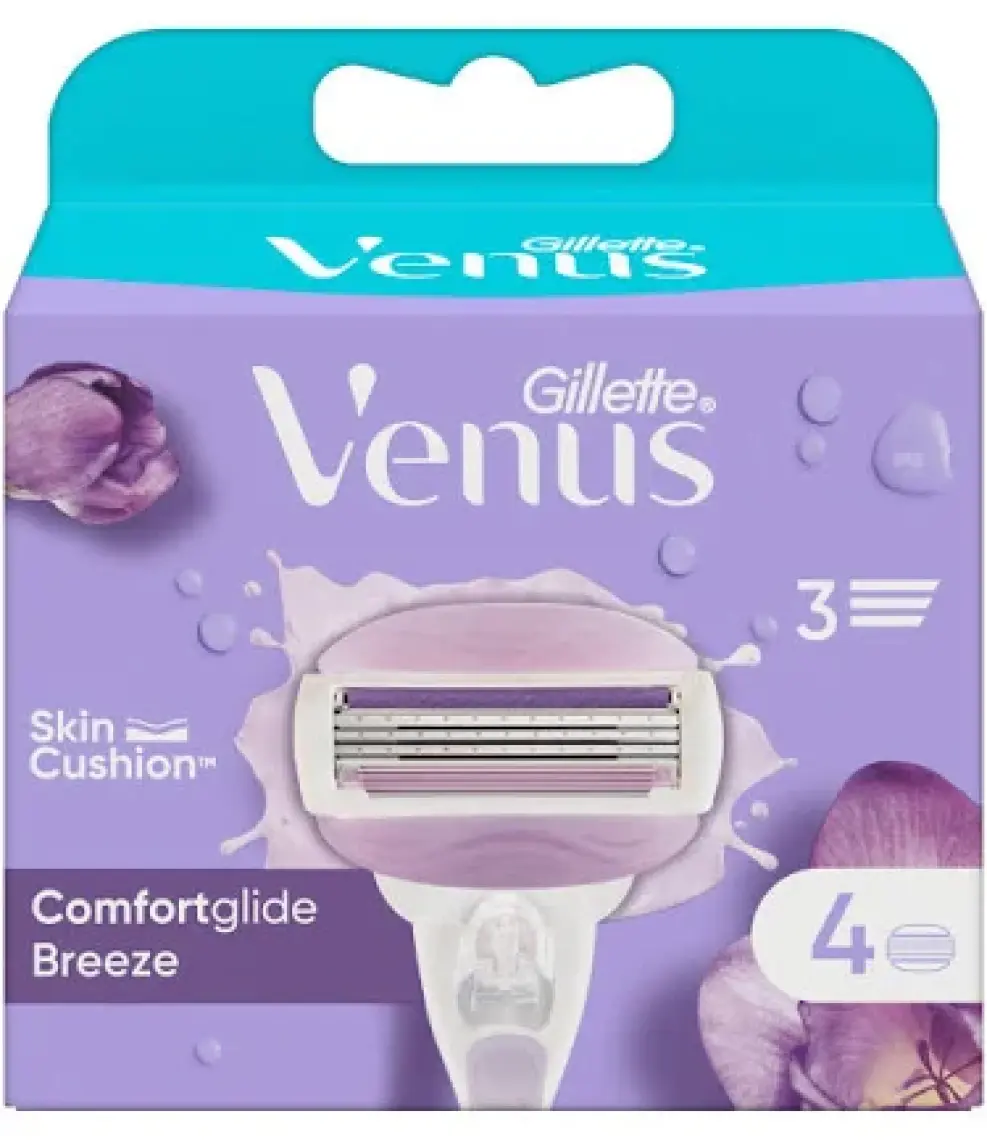 Gillette Venus Comfort Glide Breeze 4 Adet Yedek Başlık
