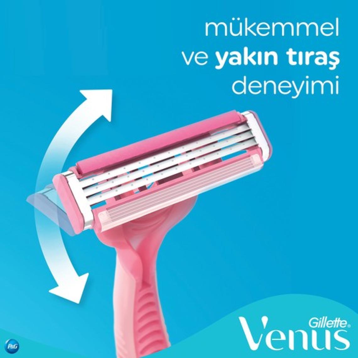 Gillette Simply Venüs 3 Kullan At Tıraş Bıçağı 4'lü