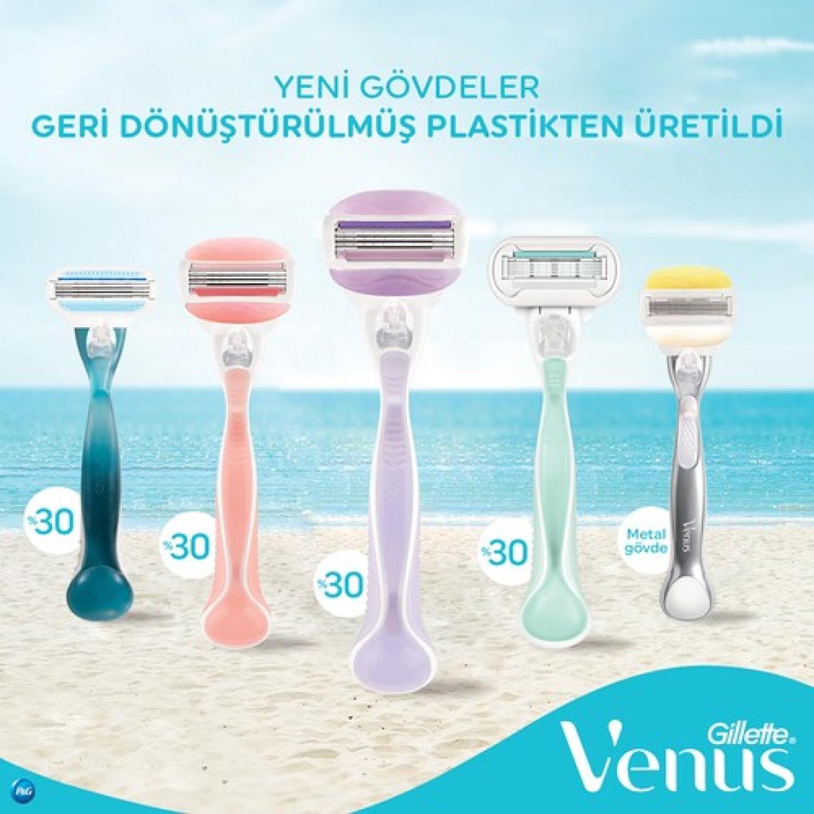 Gillette Venus Comfortglide Olay Kadın Yedek Tıraş Bıçağı 2 Adet