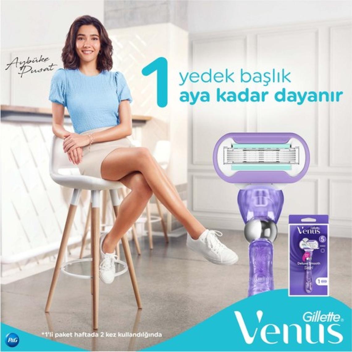 Venus Extra Smooth Swirl Tıraş Makinesi + Yedek Başlık