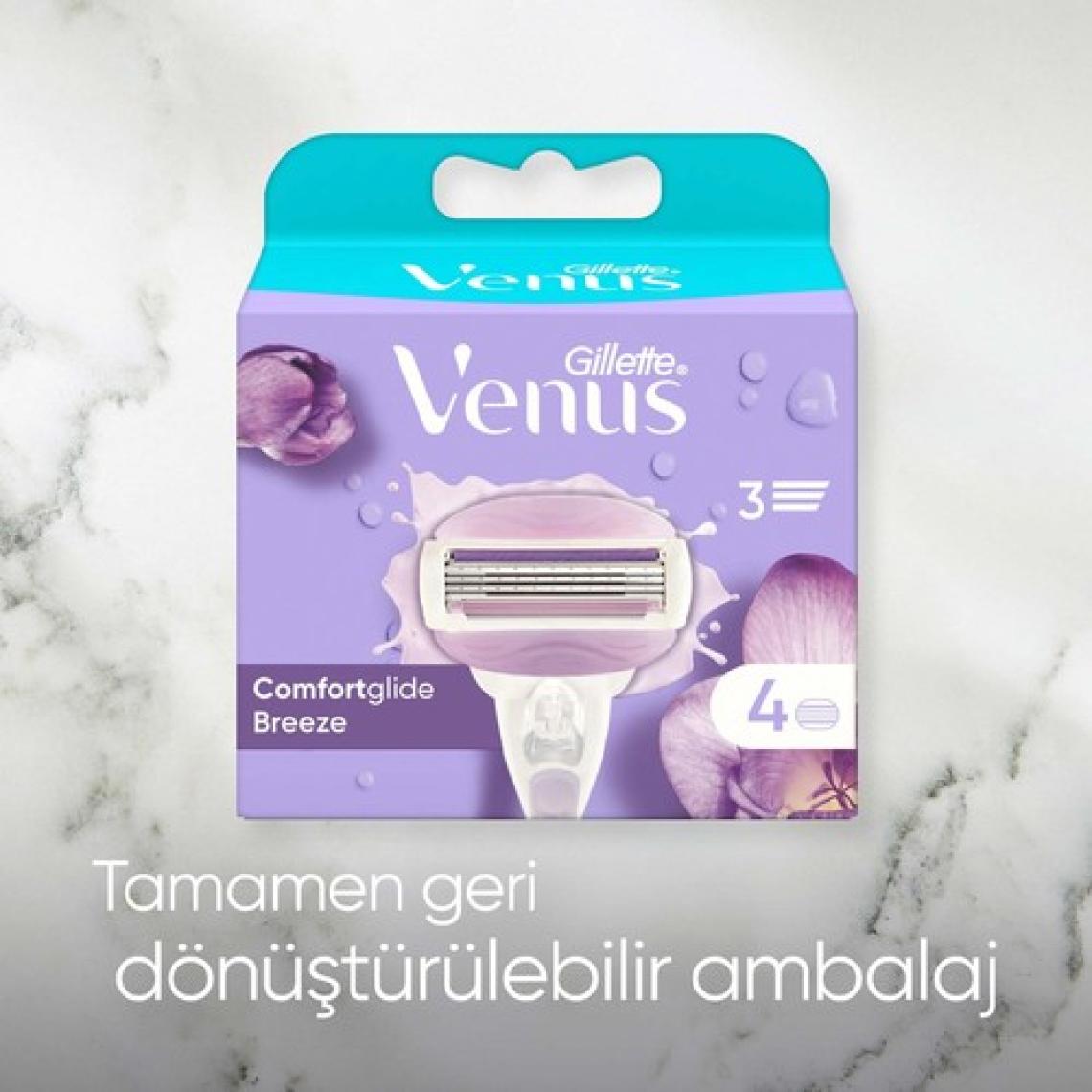 Gillette Venus Breeze 4'lü Yedek Kadın Tıraş Bıçağı